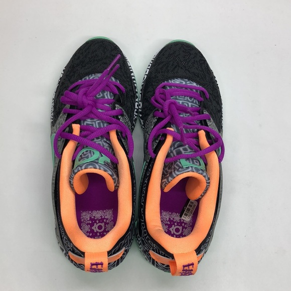 Nike KD 15 Brooklyn Courts Basketball Shoes Black Green Orange DC1975-005 NWOB - Picture 5 of 5